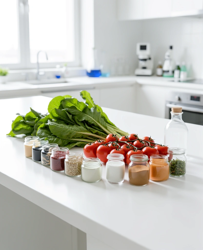 Frische Zutaten für gesunde Ernährung